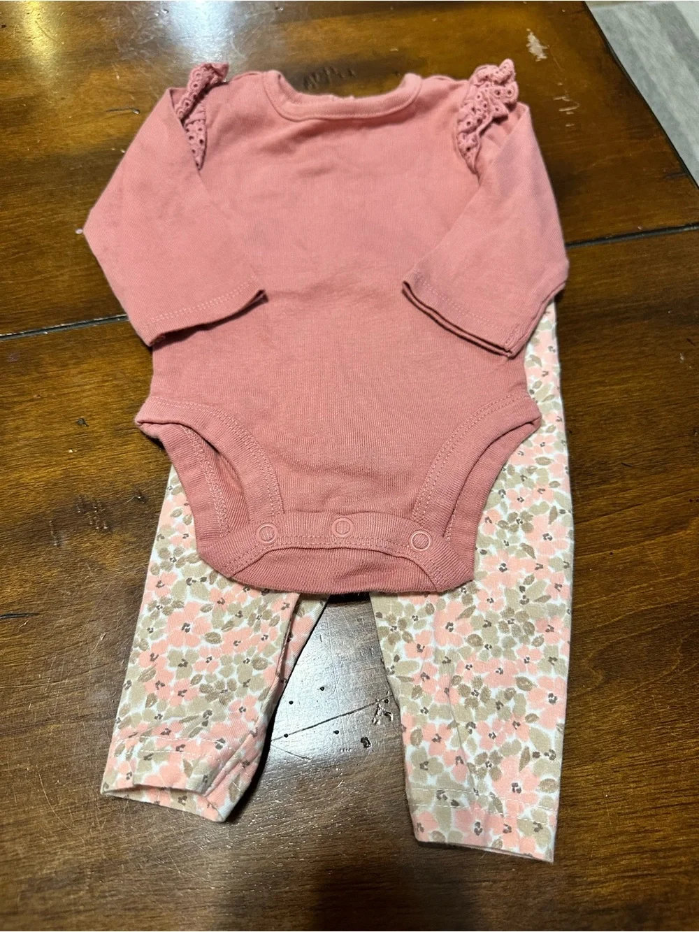Carter's Pink Floral Baby Matching Set